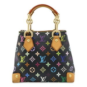 Louis Vuitton Monogram Multicolor Audra Handbag Chain Noir Black